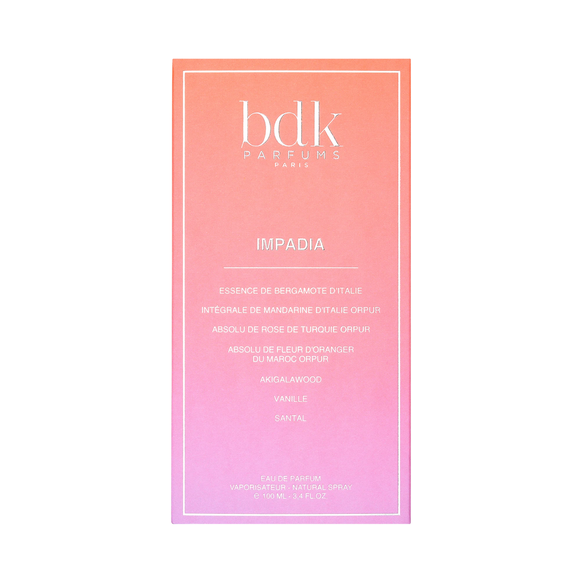 BDK PARFUMS - IMPADIA EAU DE PARFUM 3.4 oz UNISEX – HDYS Parfums