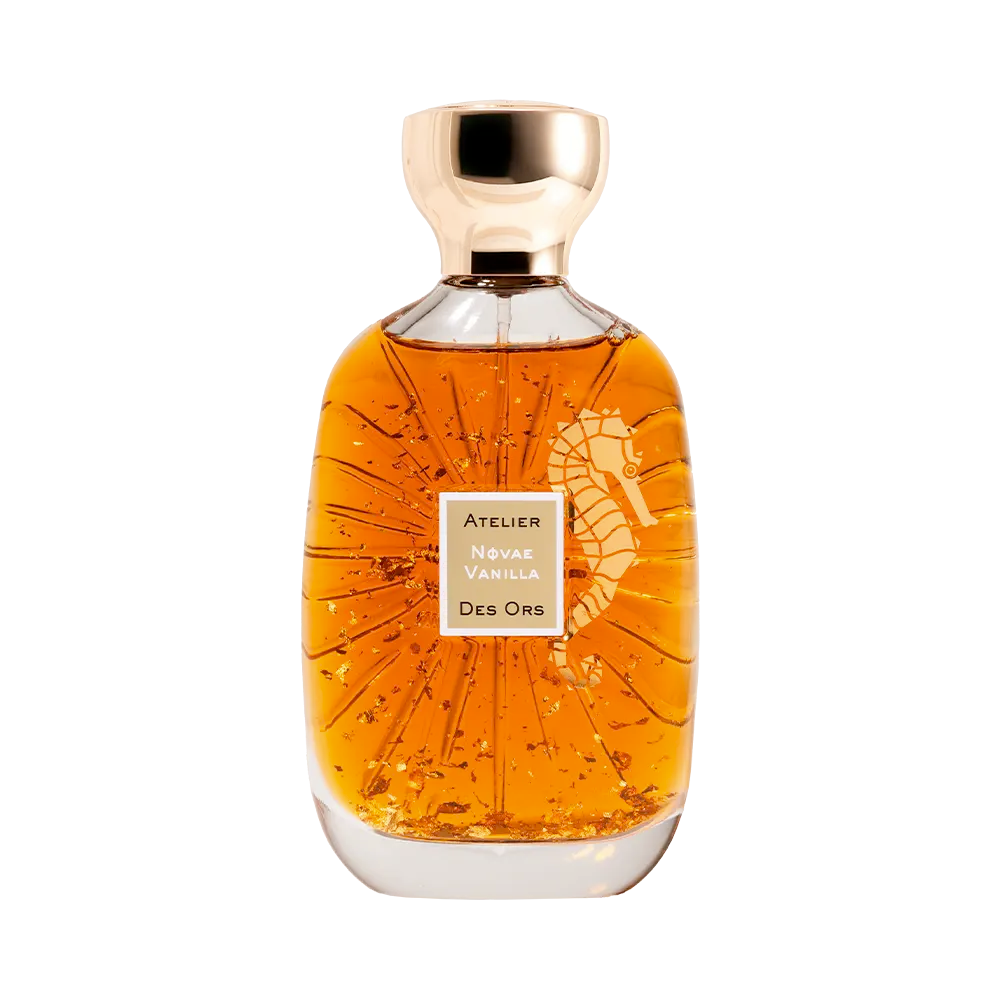 ATELIER DES ORS - NOVAE VANILLA EAU DE PARFUM 3.4 OZ UNISEX Amber liquid with 24k gold flakes