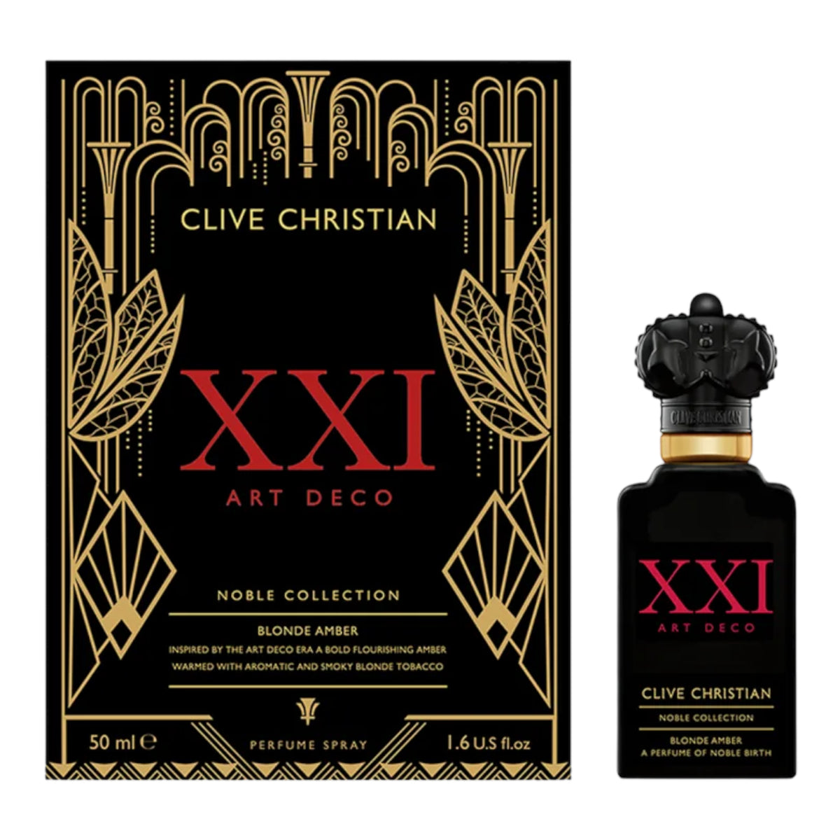 Clive Christian Noble Collection XXI Art Deco Blonde Amber Eau de Parfum, 1.7 oz Unisex