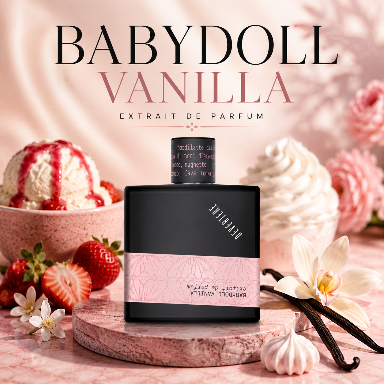 DEVERTERE - BABYDOLL VANILLA EXTRAIT DE PARFUM 2.5 OZ UNISEX