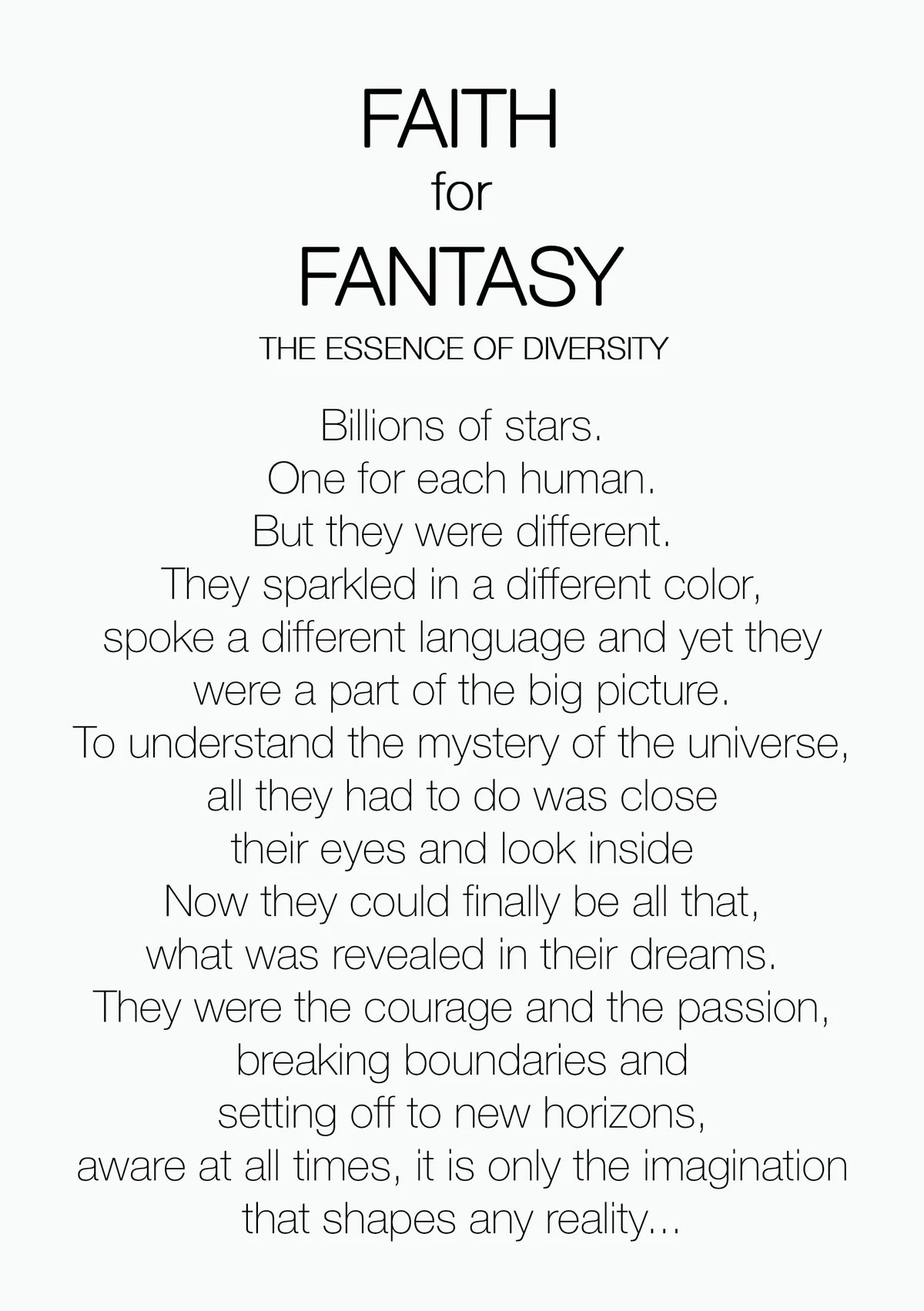 PHILLY & PHILL - FAITH FOR FANTASY EAU DE PARFUM 3.4 oz UNISEX