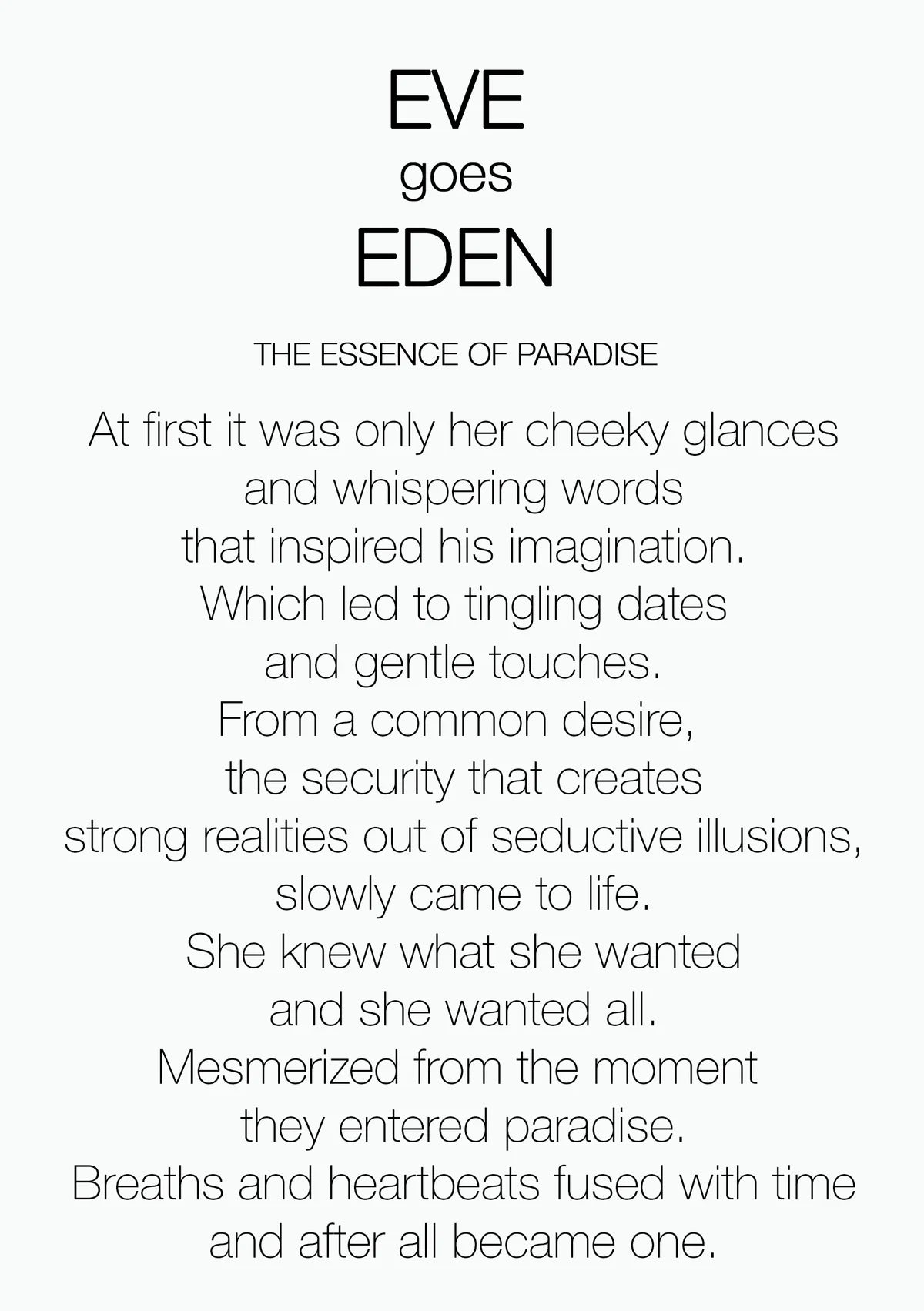 PHILLY & PHILL - EVE GOES EDEN EAU DE PARFUM 3.4 oz UNISEX