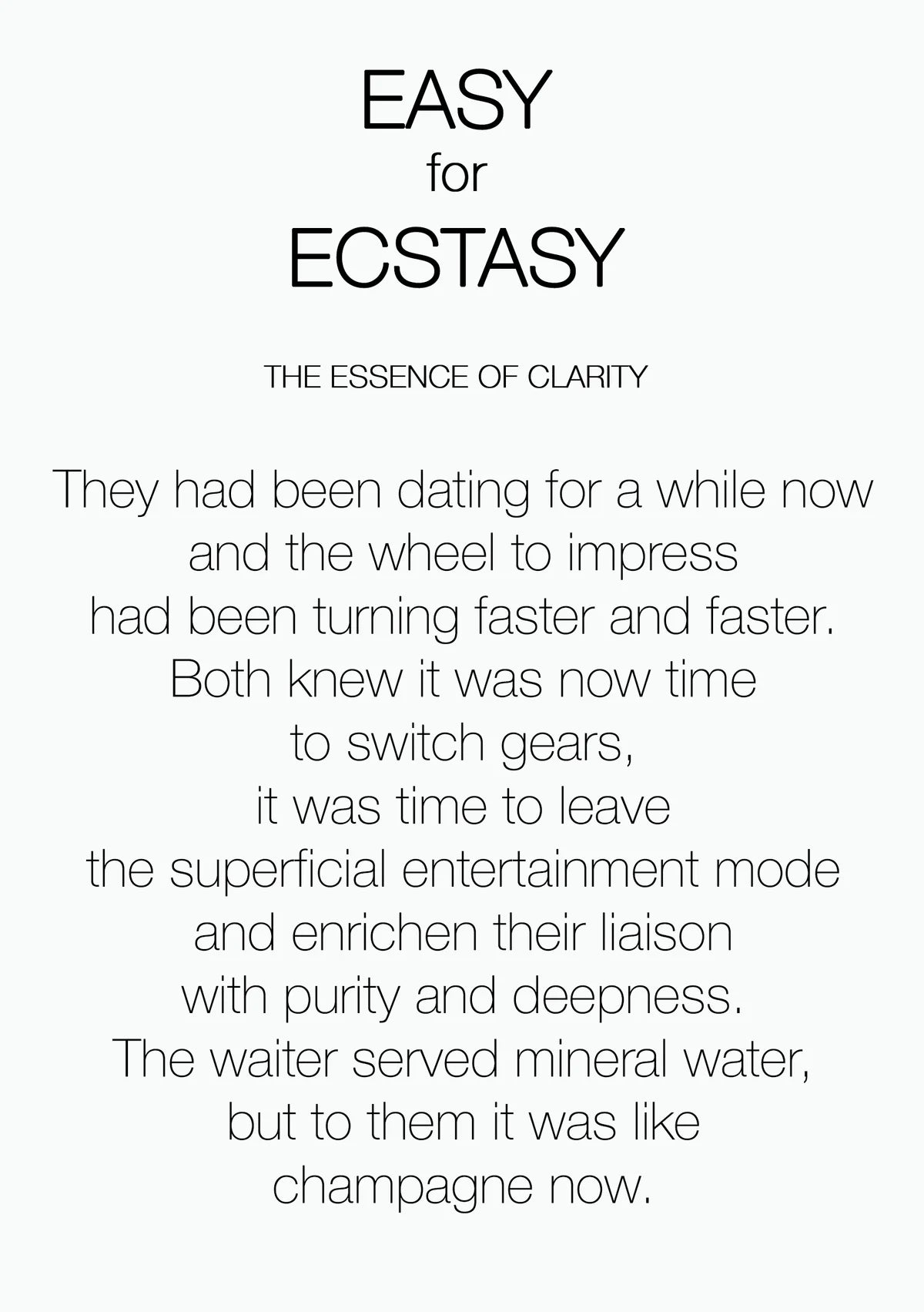 PHILLY & PHILL - EASY FOR ECSTASY EAU DE PARFUM 3.4 oz UNISEX