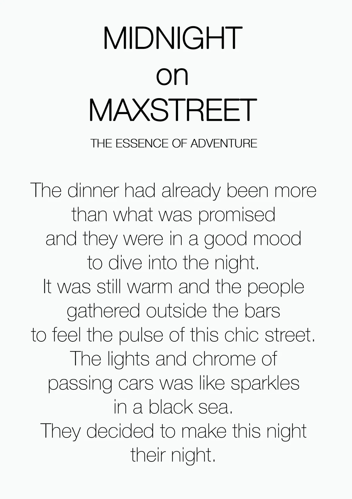 PHILLY & PHILL - MIDNIGHT ON MAX STREET EAU DE PARFUM 3.4 oz UNISEX