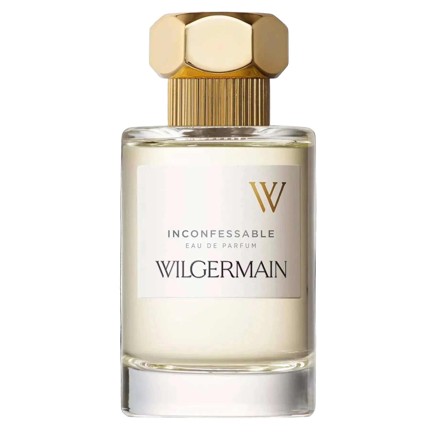 Wilgermain Inconfessable Eau de Parfum bottle on a white background